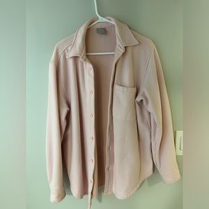 ARITZIA Tna Fleece Button Up